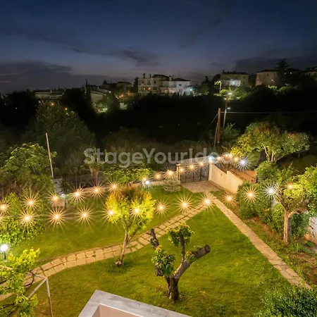 τraditional Fully Detached On A Luxurious Hillock Of With Its Own Garden Also For Family & Wedding Gatherings For 10 To 25 People Only 15 Minutes From Airport * Saloniki